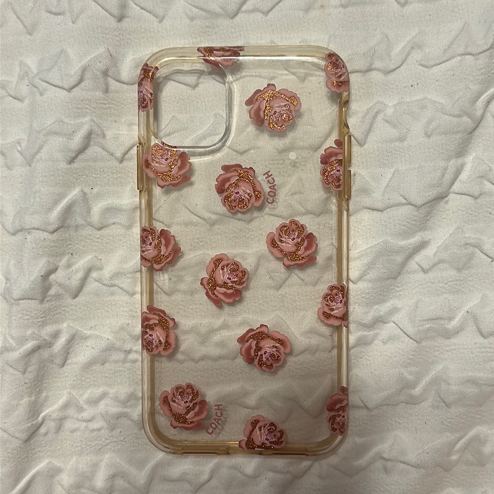 Coach floral phone case